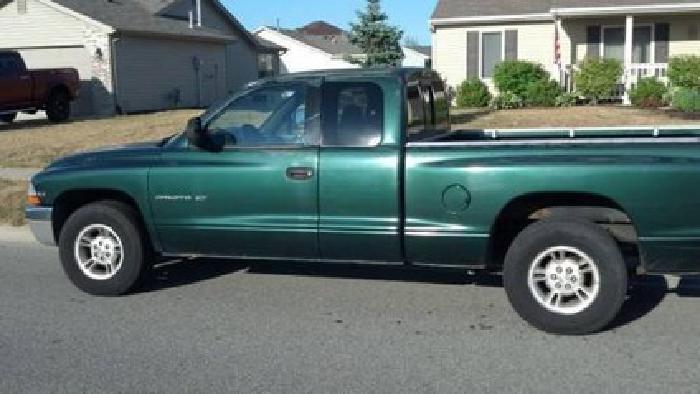 1999 dodge dakota slt extended cab 122k miles in huntertown, in