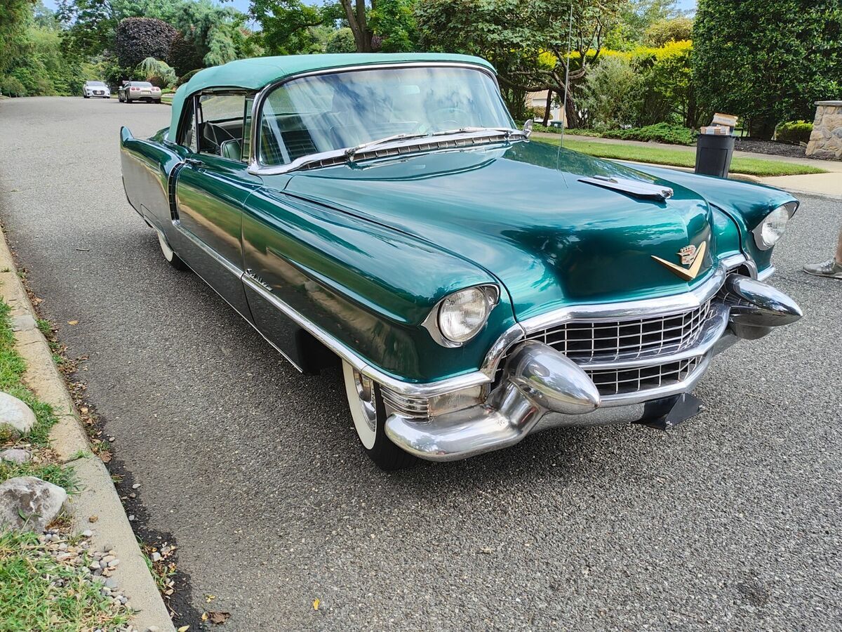 1955 cadillac series 62 convertible green 3 owner vehicle since new