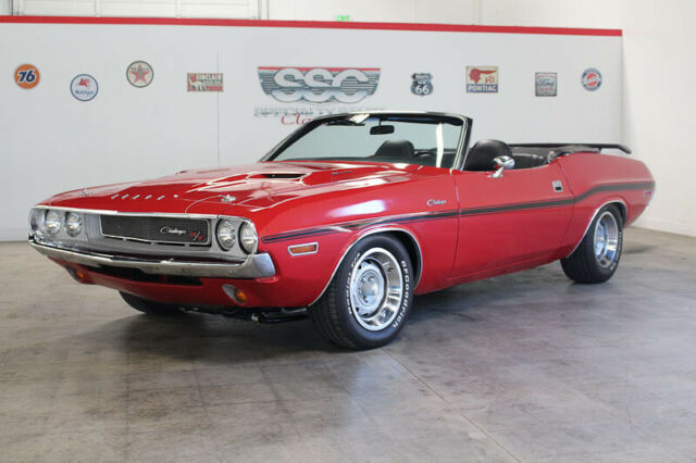 1970 dodge challenger 84007 miles red convertible