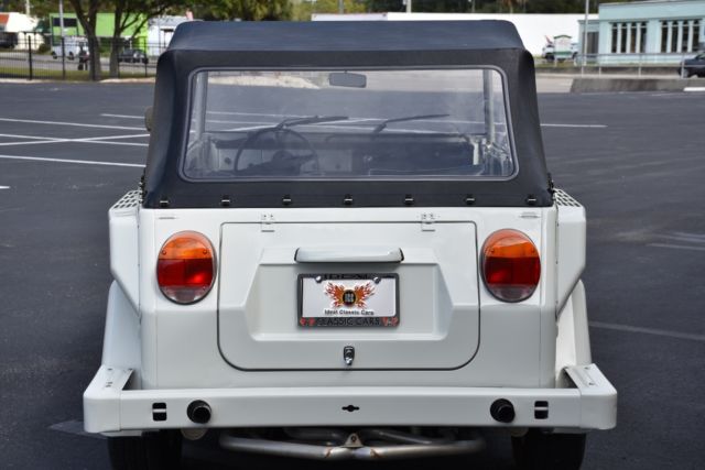 1974 volkswagen thing 0 white convertible 1.6l 4-speed manual