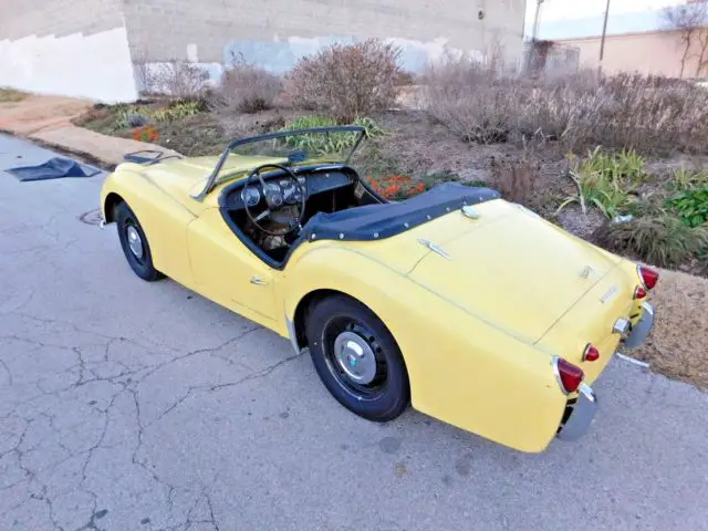 1961 triumph tr3, runs & drives very nicely, original & complete w/ weather gear