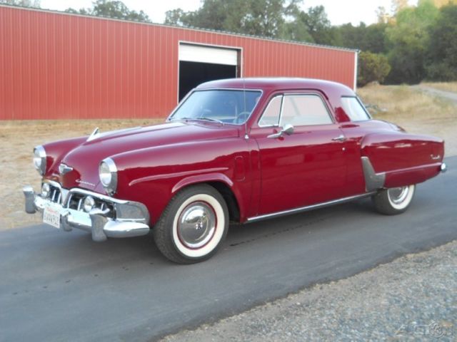 restored stock 1952 studebaker champion starlite coupe 169.9/3 sp/overdrive