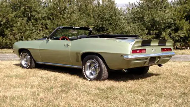 1969 chevrole tcamaro convertable z28 clone,v-8,automatic,power top no reserve!!