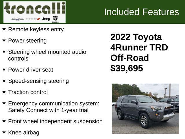 2022 toyota 4runner trd off road