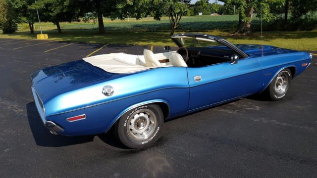 2 owner # matching documented rust free ca/az 1971 340 challenger convertible