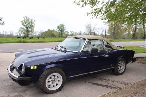 1982 fiat spider 124 pininfarina 2000