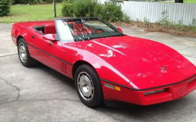 1986 chevrolet corvette convertible indianapolis 500 pace car - original
