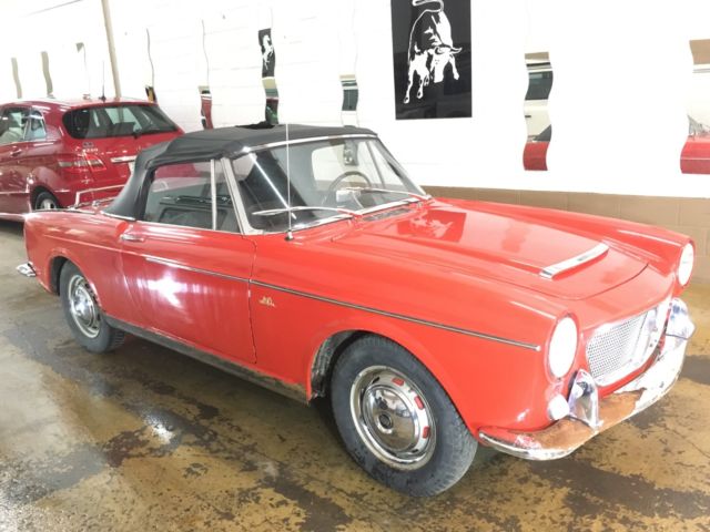 1959 fiat 1200 cabriolet vetture speciale all original. worldwide shipping