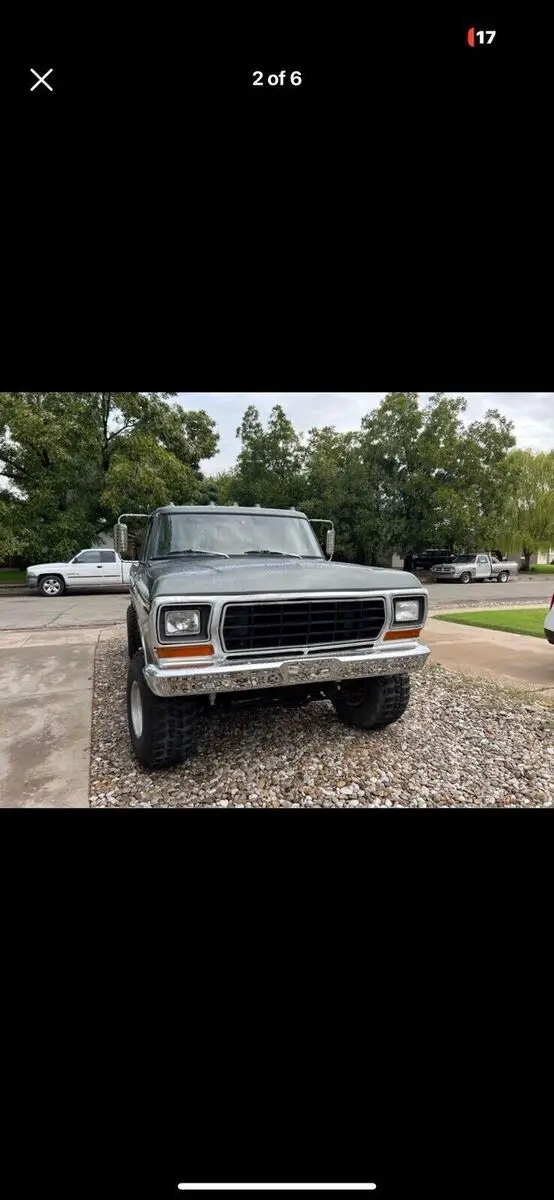 1979 ford f-150 pickup grey 4wd automatic custom