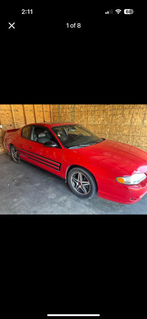 2004 chevy monte carlo dale jr edition. has the supercharged 3.8. runs and drives