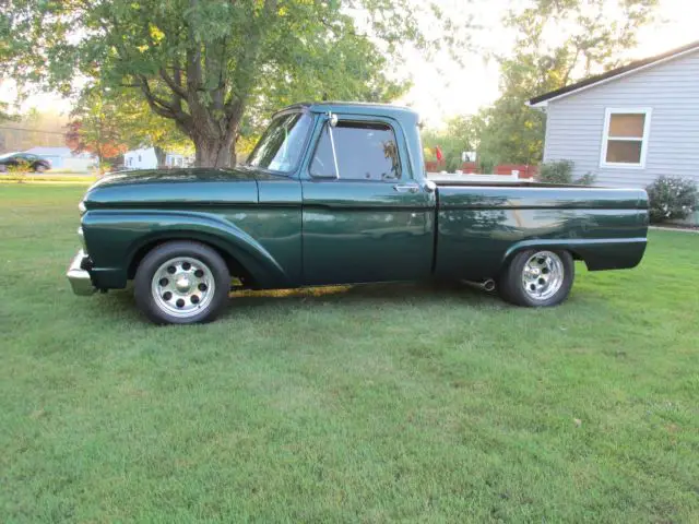 1965 ford f100 big block twin turbo muscle cruise night street rod hot rod truck