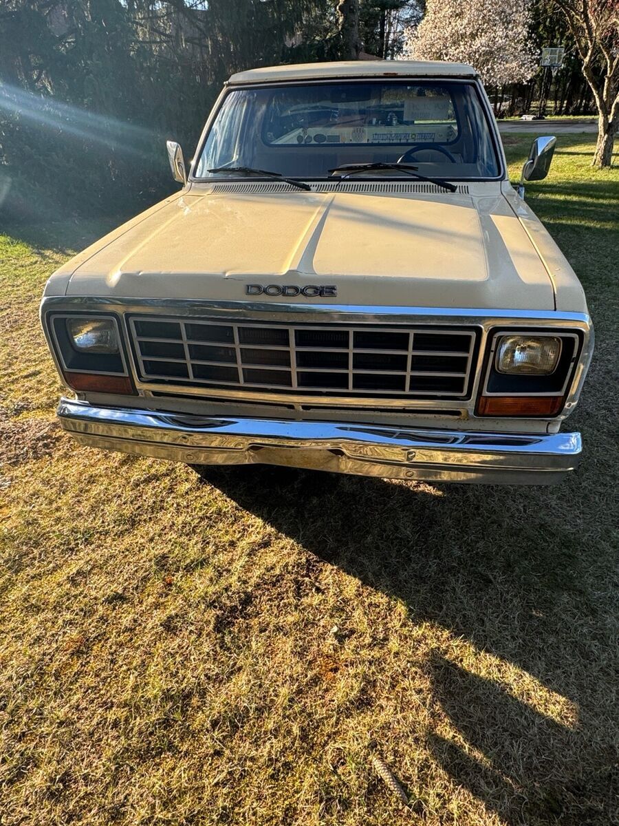 1985 dodge d-series pickup brown d200
