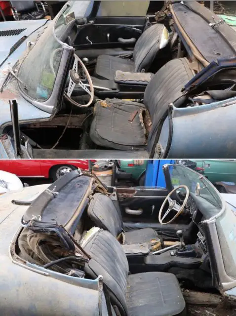 jaguar e type 1967 serie 1 ots, complete, for restoration!!!