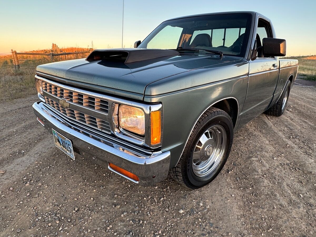 1992 chevrolet s truck pickup green rwd automatic s10