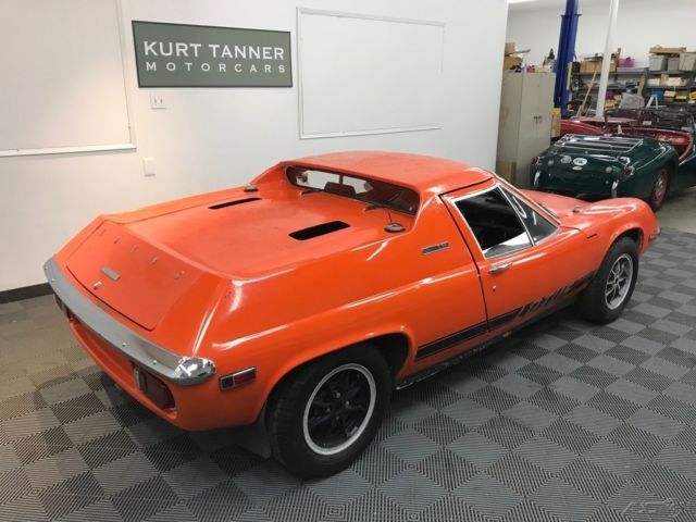 1972 lotus europa twin cam. matching #'s engine. excellent car for improvement