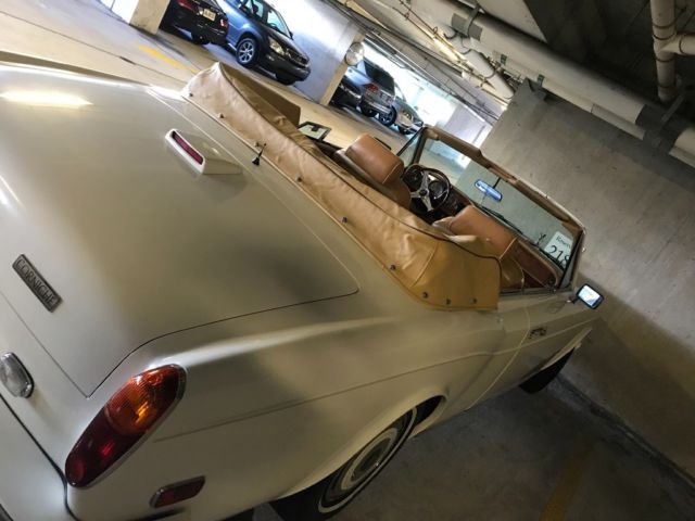 1981 rolls royce corniche convertible