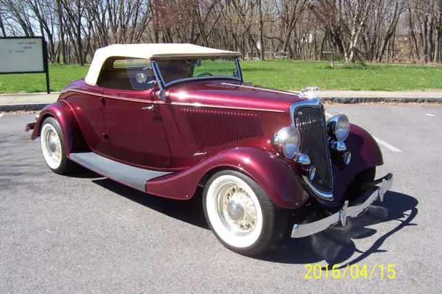 1934 model 40 street rod...exterior is almost 1934 perfect stock!!