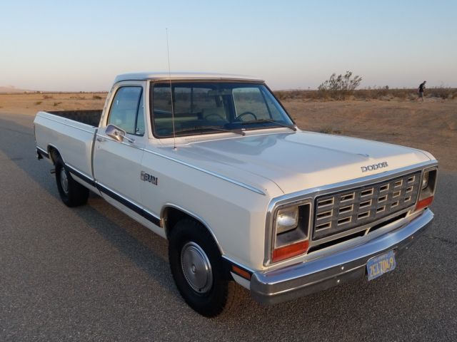 1983 dodge ram d150 royal 4-speed manual rust free solid v8 so* california 93505