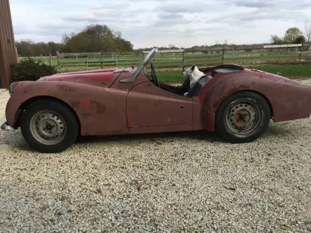 1961 triumph tr3a -- runs! -- includes tons of original parts!