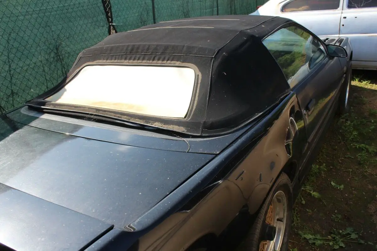 1989 trans am gta black on black convertible. 94,000 actual miles. project car!