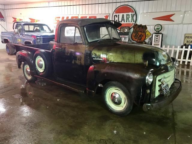 gmc pick up truck black original survivor rides drives complete video!!