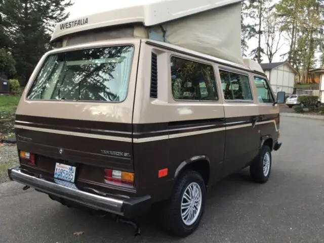 westfalia wolfsburg edition vanagon pop-top camper van vw westy fuel injection