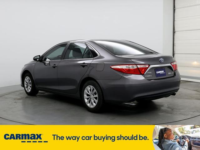 2017 toyota camry hybrid le