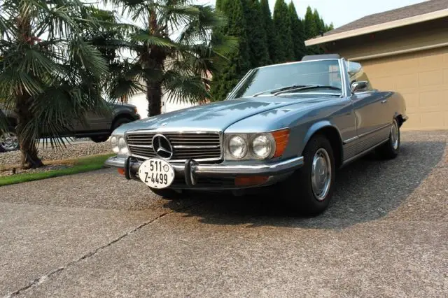 1973 mercedes benz 450sl 2 top roadster. 4.5l v8 auto. a/c. original becker