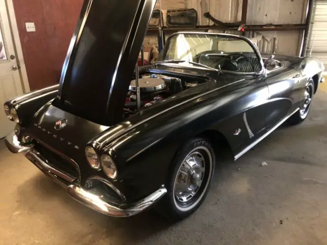 1962 corvette c1 nice driver restored convertible 327 4 speed hot rod black