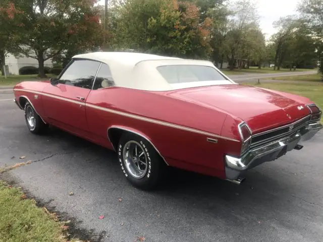 1969 chevrolet chevelle ss convertible 396 automatic