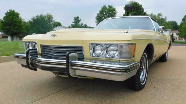 1973 buick riviera gran sport bamboo cream boattail 455 automatic