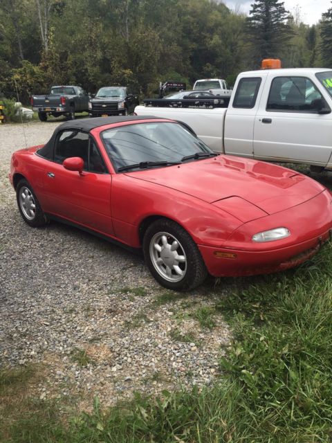 1990 mazda miata mx5 convertible one owner 5 speed manual classic sports car