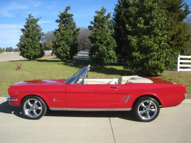 1966 ford mustang convertible 289 4-speed c-code nice