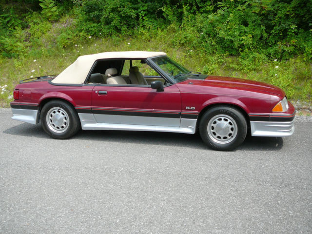 mustang 88 lx convertible, paxton supercharger, gt options, 5.0, conv