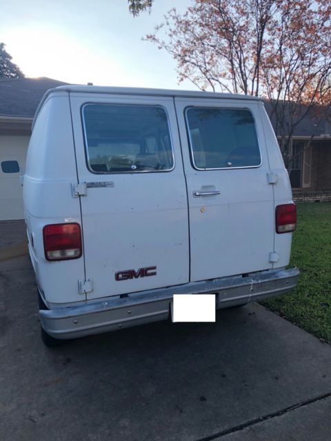 1992 gmc g1500 vandura shorty cargo camper van