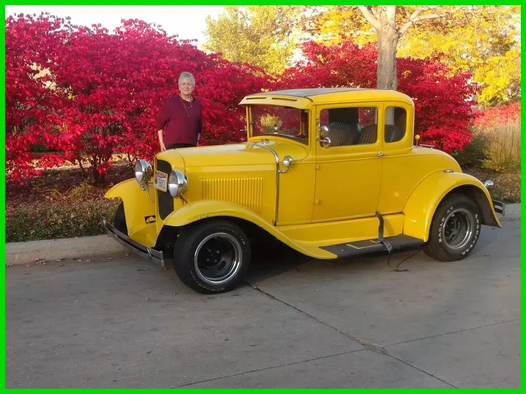 1931 ford model a coupe custom street rod classic small block v8 rumble seat