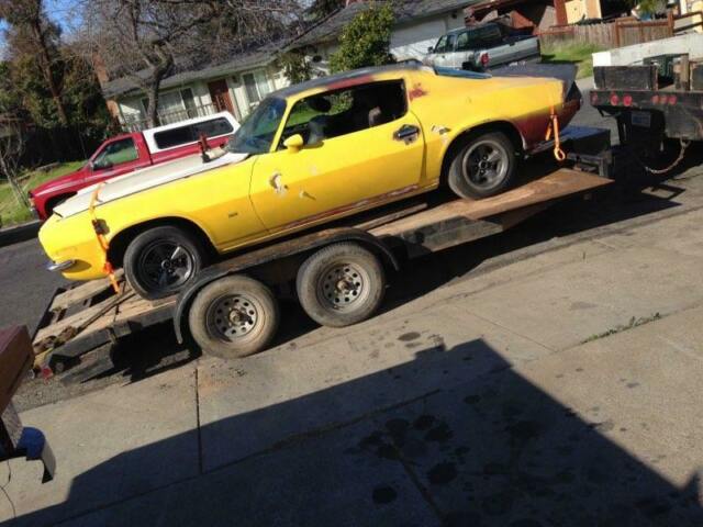 1972 chevrolet camaro complete car tilt wheel floor shifter rally wheels