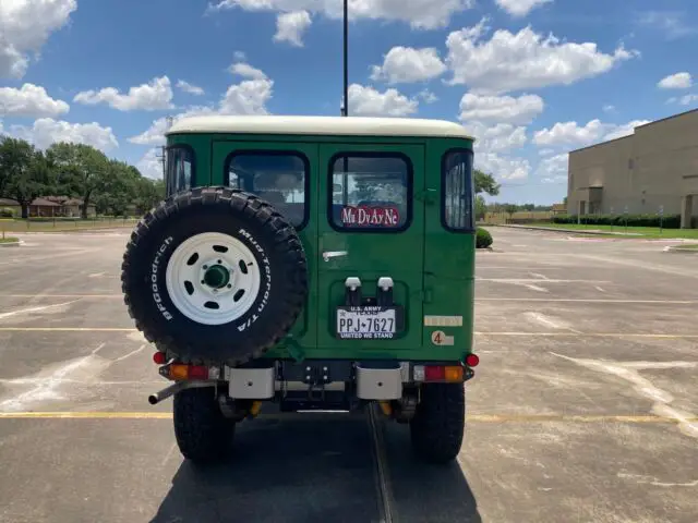 1982 toyota land cruiser suv green 4wd manual