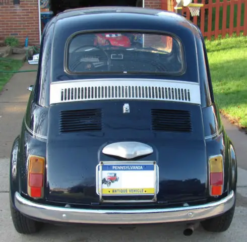 1970 fiat 500 lusso antique