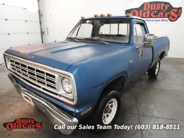 1975 blue runs needs work 318v8 good resto project!