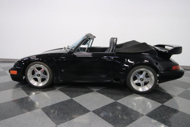 unique custom 911, 3.3l flat-6 w/ turbo, 4 speed, build receipts, triple black!!
