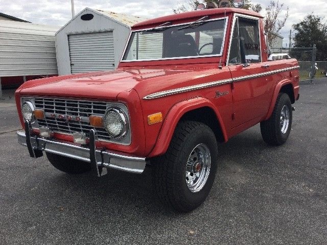 1974 ford bronco custom 6234 miles red 302 automatic