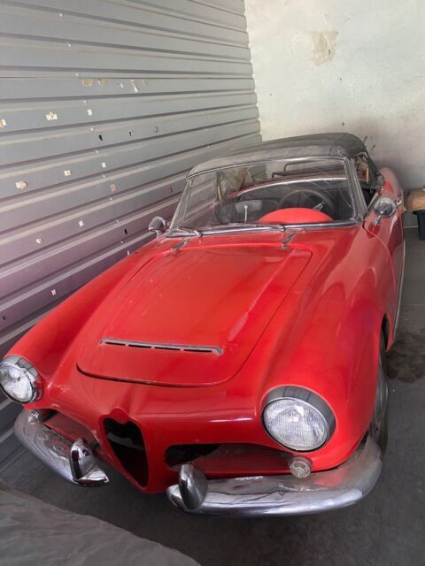 1966 alfa romeo spider convertible red rwd manual