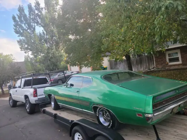 1971 ford gt torino 2 door factory shaker matching numbed vehicle runs and driv