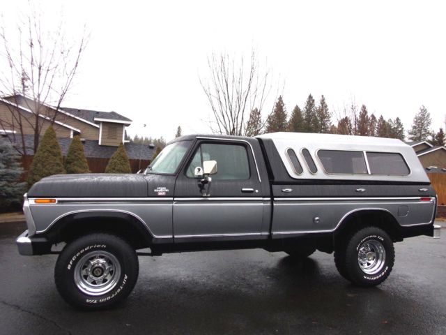 world wide auction selling with no reserve 1977 ford f-250 last year hiboy 118k