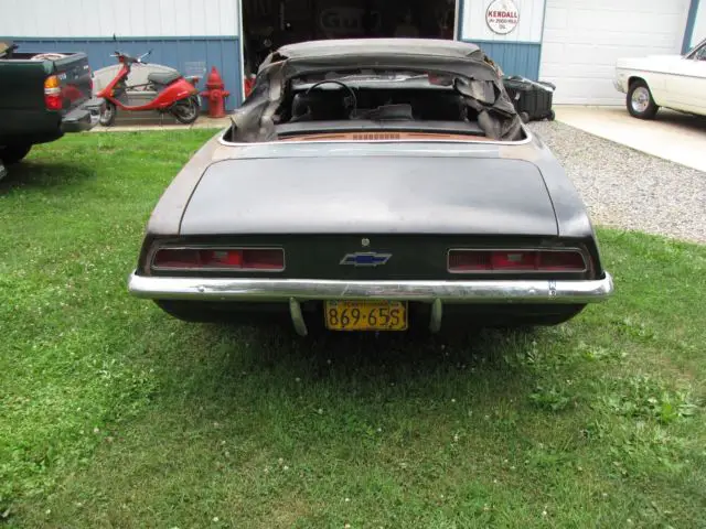 1969 camaro convertible resto project