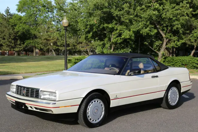 1990 cadillac allante convertible low miles 1-owner clean carfax mint no reserve