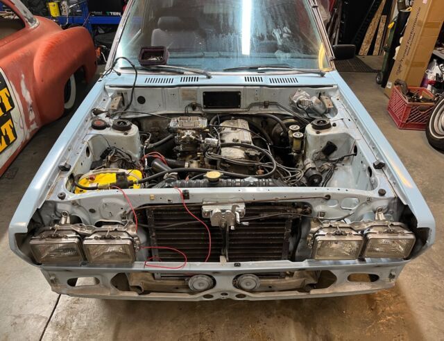 1981 nissan 510 sedan blue rwd automatic