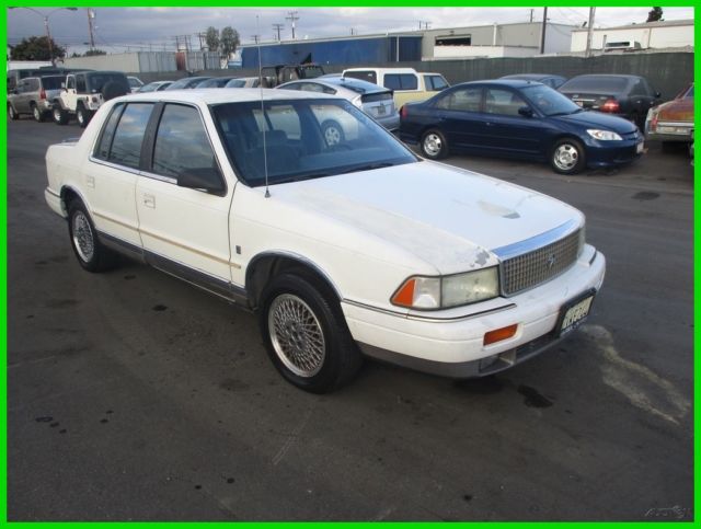 1991 plymouth acclaim lx used 3l v6 12v automatic no reserve