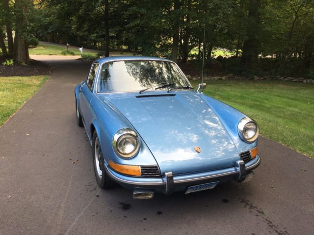 1970 porsche 911 t low mileage 2.7 l engine, webers, carrera mods, fuchs